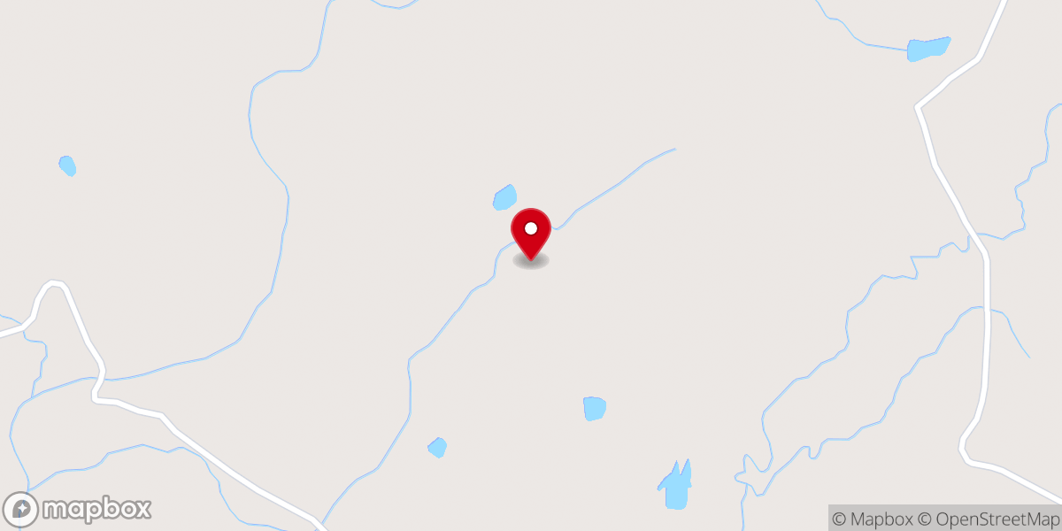Map showing location of Vernon New Hope Baptist Church