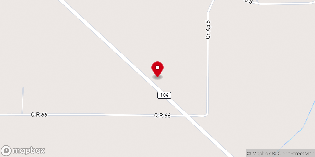 Map showing location of Tucumcari Mennonite Church