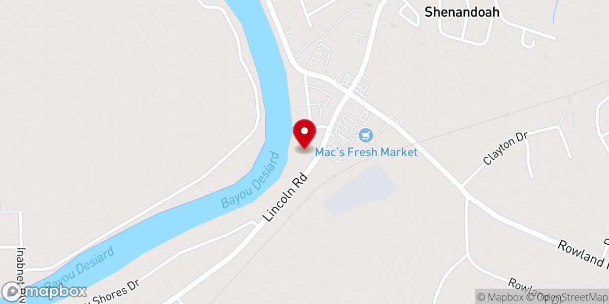 Map showing location of St Marks United Methodist Church