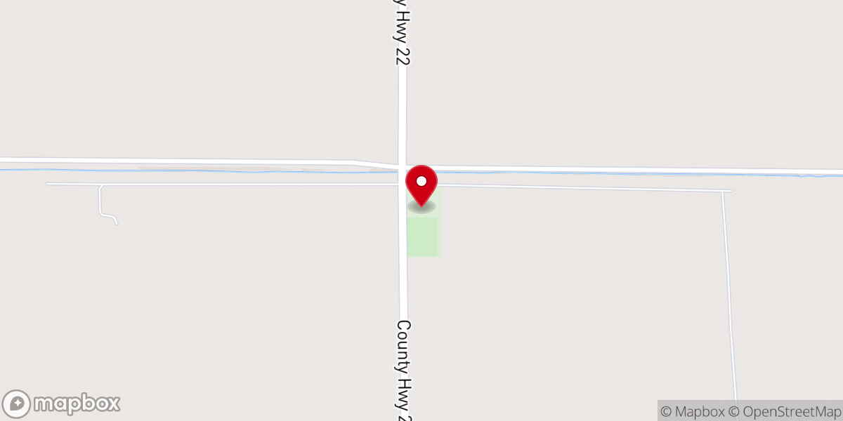 Map showing location of Kongsvinger Lutheran Church