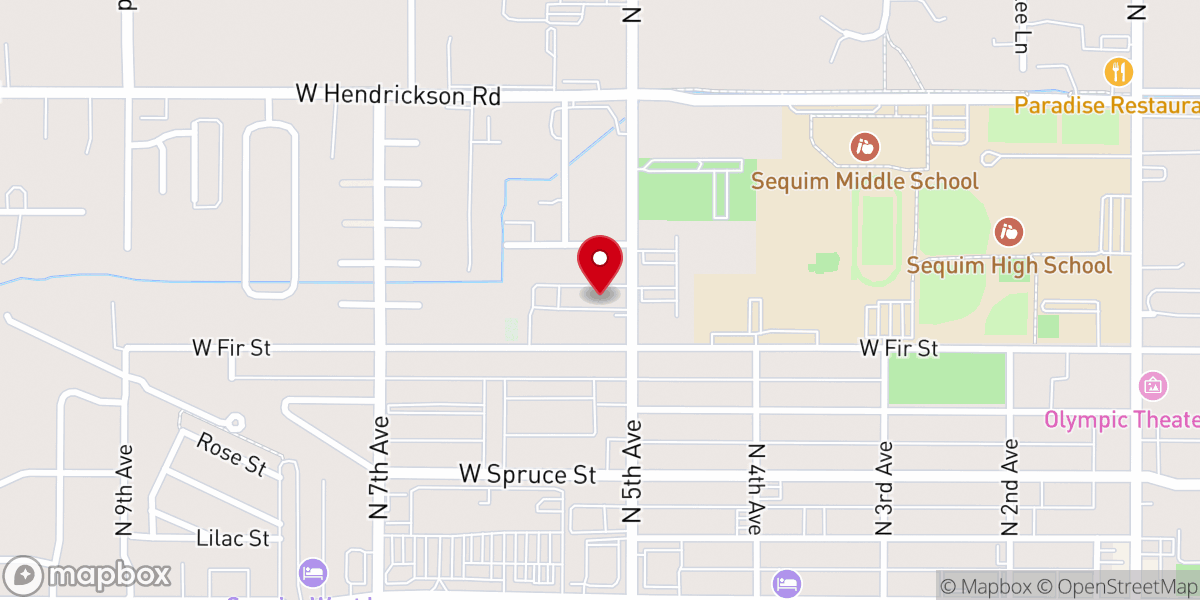 Map showing location of St. Luke's Episcopal Church