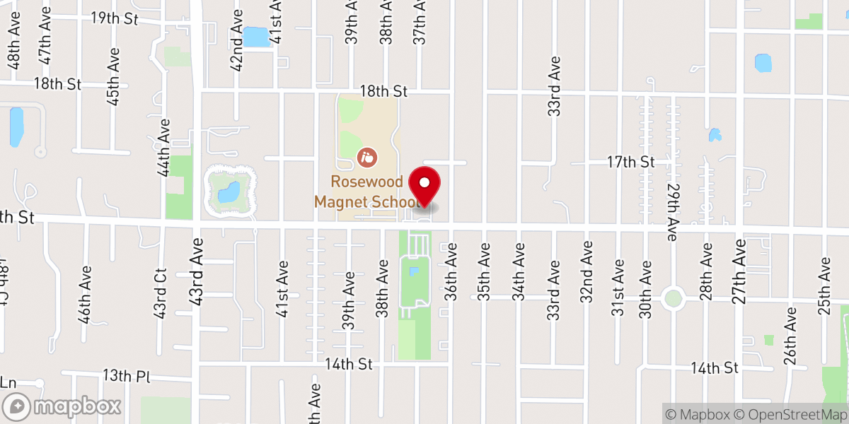 Map showing location of Genesis Church Vero Beach