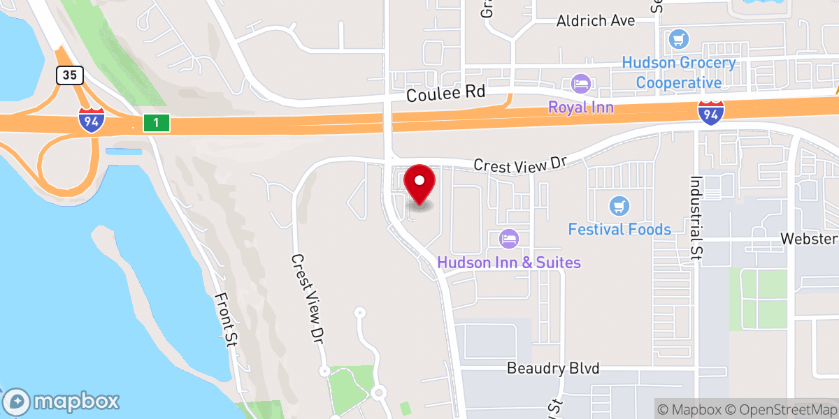 Map showing location of United States Postal Service