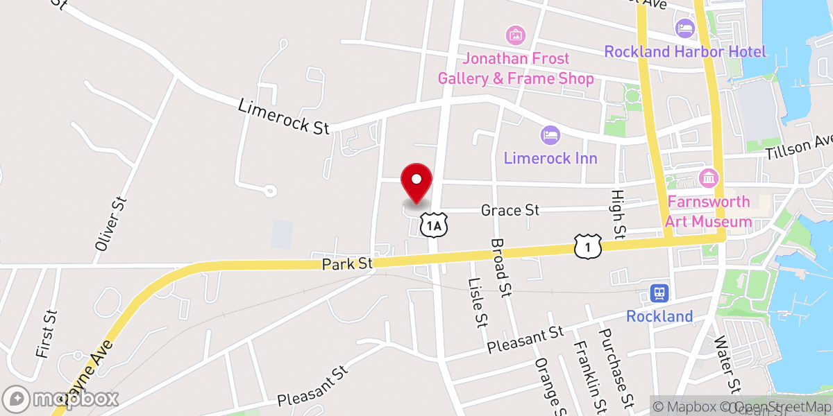 Map showing location of Saint Bernard Catholic Church