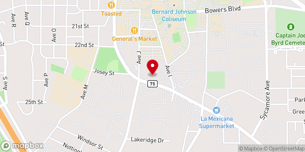 Map showing location of Huntsville Community Church