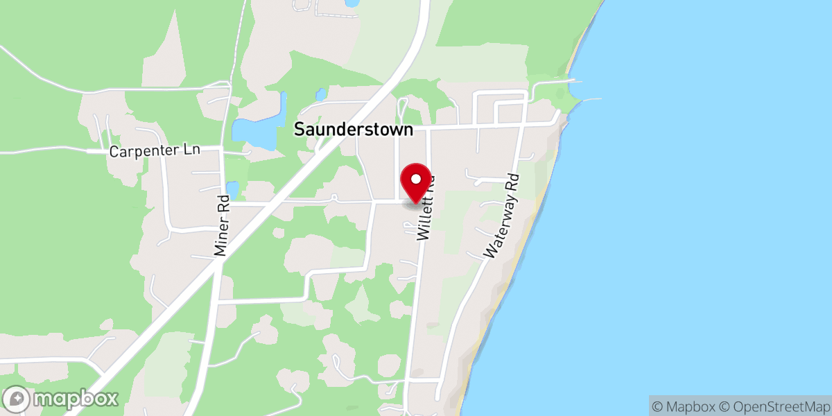 Map showing location of Chapel of St. John the Divine Episcopal Church