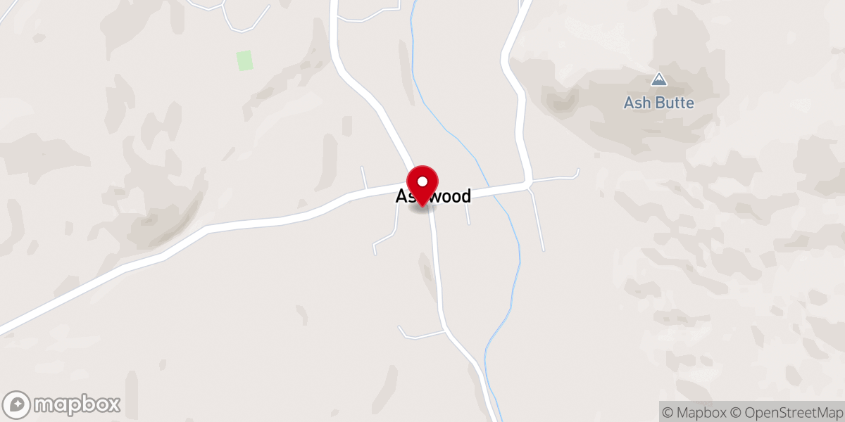 Map showing location of Ashwood Community Church