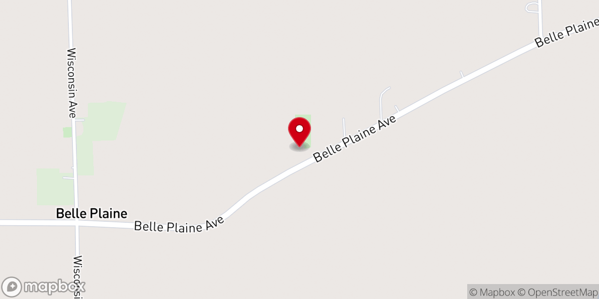 Map showing location of St. Martin Lutheran Church