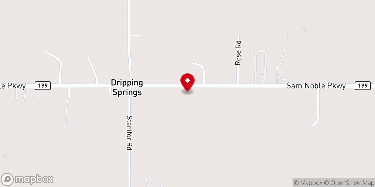 Map showing location of Faith Southern Baptist