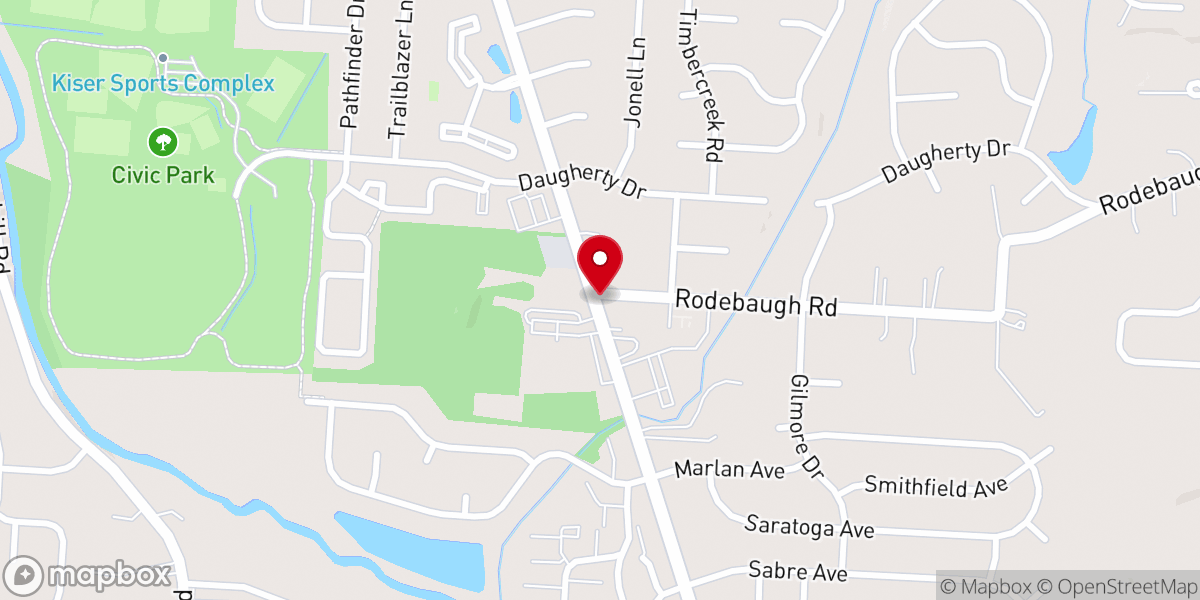 Map showing location of Family Worship Center