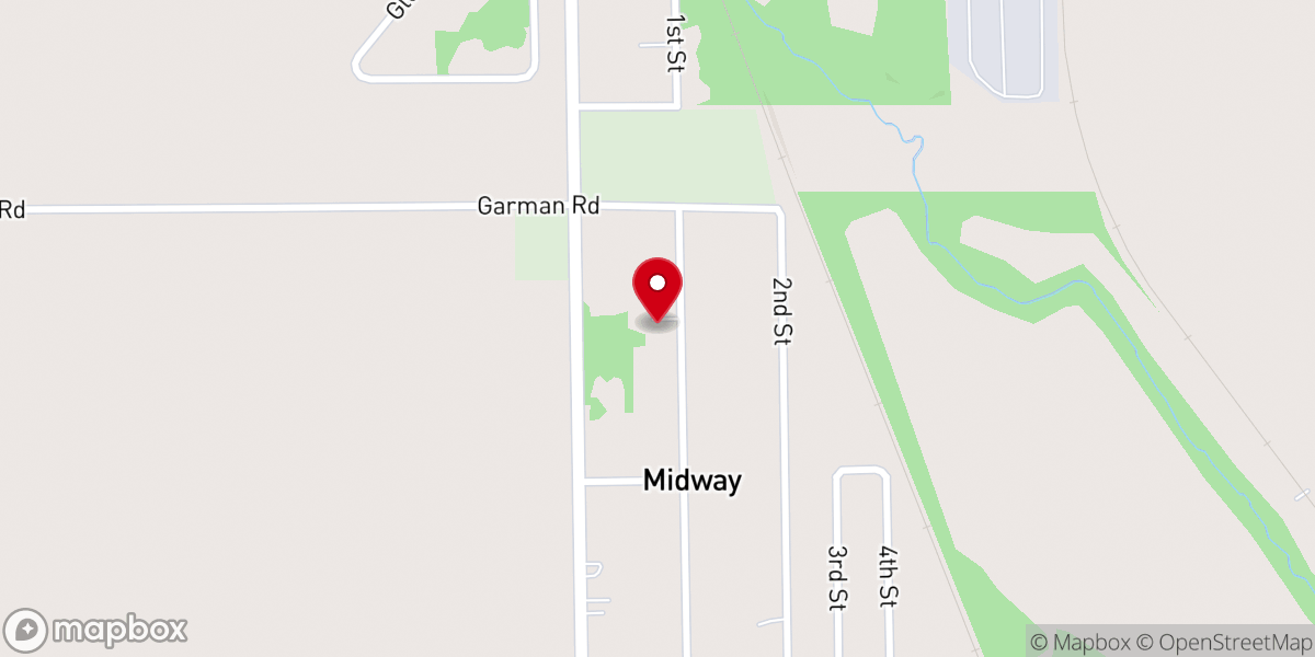 Map showing location of New Pointe Church