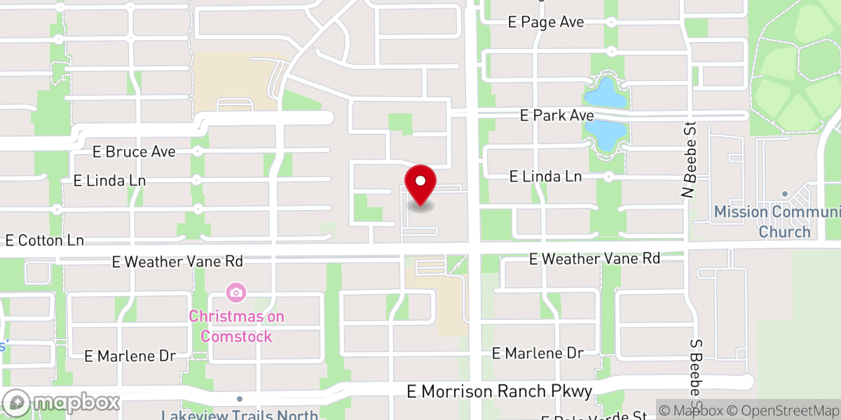 Map showing location of Gateway Fellowship, SBC