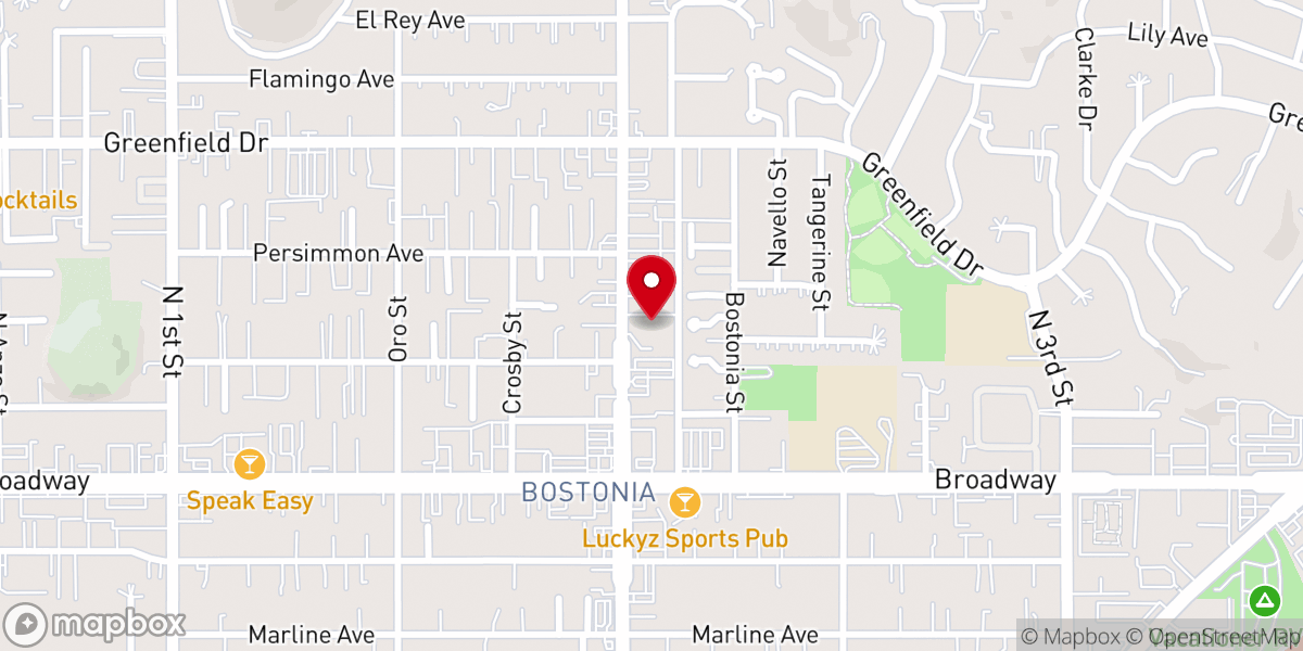 Map showing location of The 9th Church SD