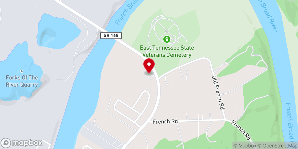 Map showing location of CrossWalk Community Church