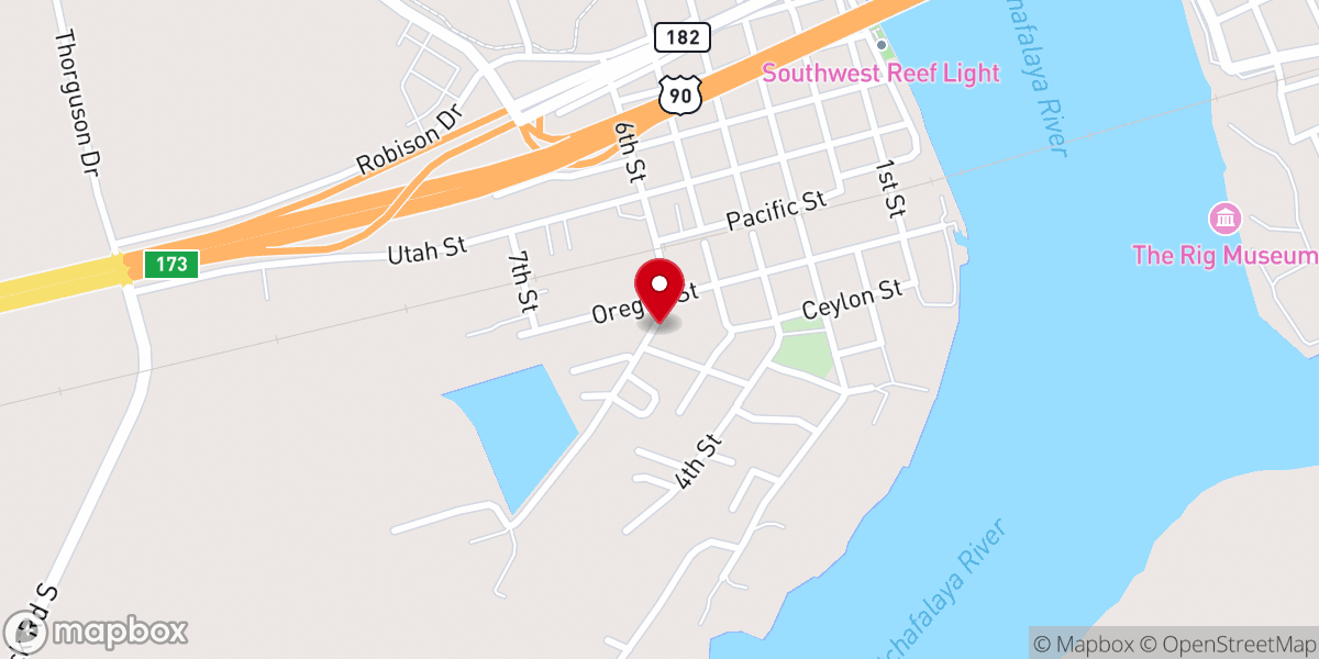Map showing location of Little Zion Baptist Church