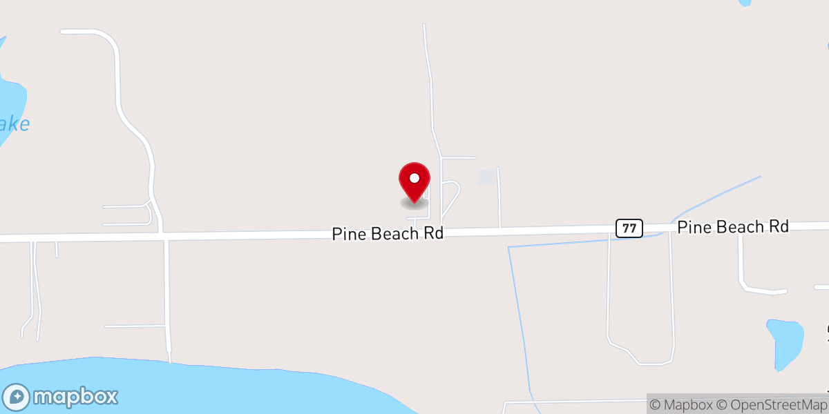 Map showing location of Good Shepherd Free Lutheran Church