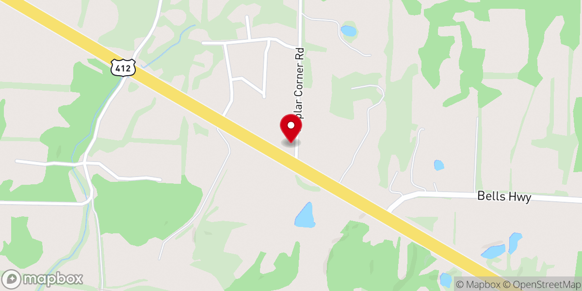 Map showing location of POPULAR CORNER BAPTIST CHURCH