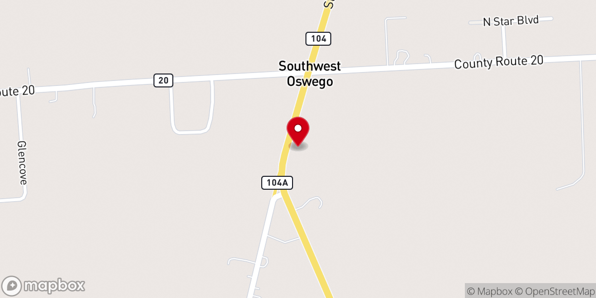 Map showing location of Journey of Faith United Methodist