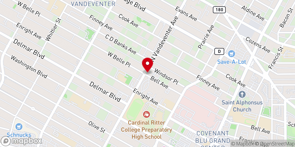 Map showing location of David and the Giants Mission Fund Inc
