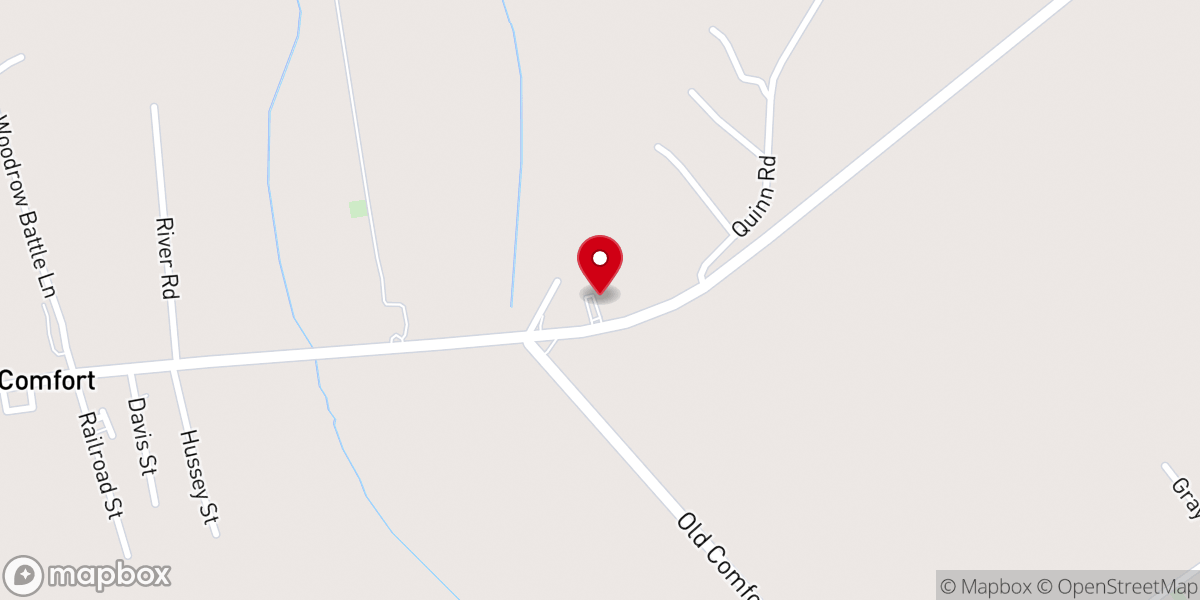 Map showing location of Believers Fellowship Church