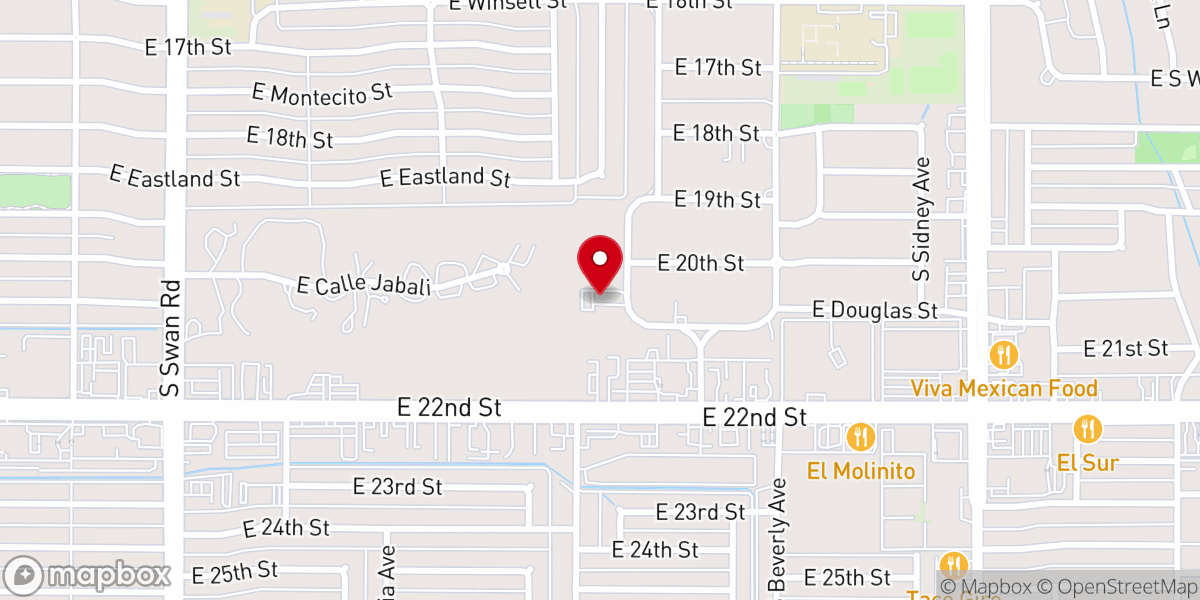 Map showing location of Apostolic Christian Church