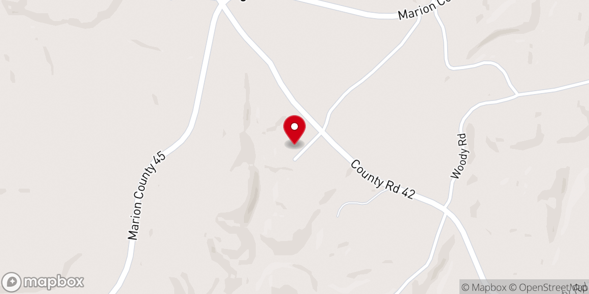 Map showing location of Free Waters Church