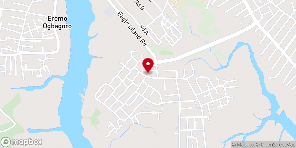Map showing location of Royal Baptist Church, Eagle Island Port Harcourt