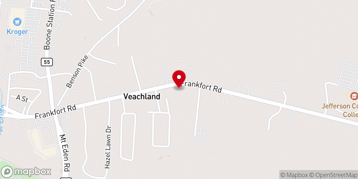 Map showing location of Lighthouse Baptist Church