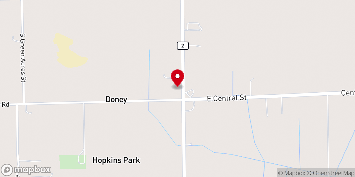 Map showing location of Christ Deliverance Church