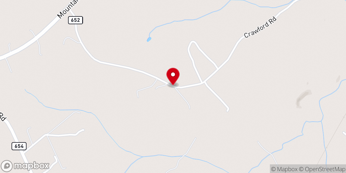 Map showing location of Abiding Branch Christian