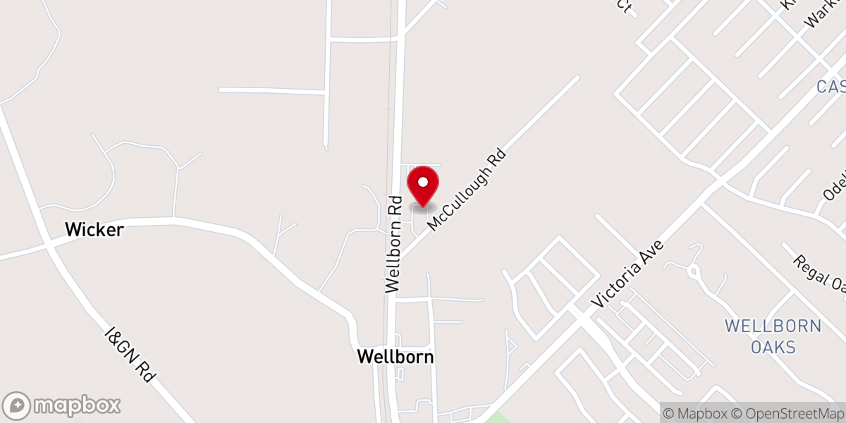 Map showing location of southwest college station church of christ