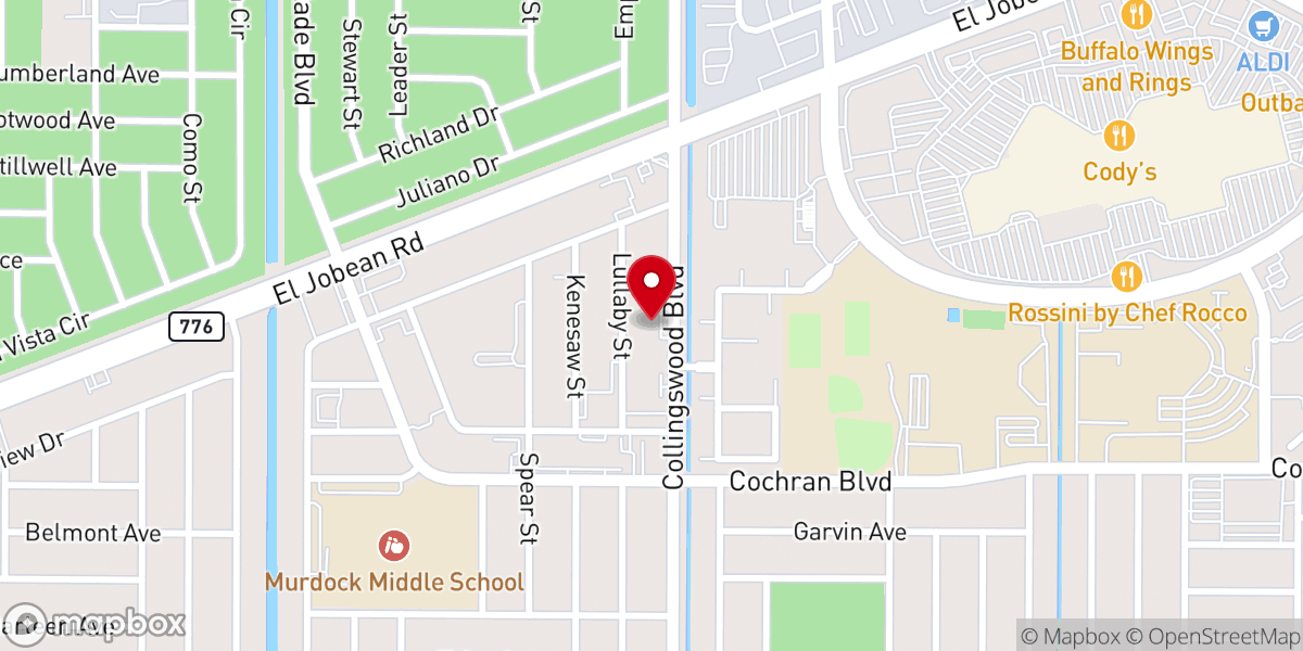 Map showing location of Charlotte County House of Prayer
