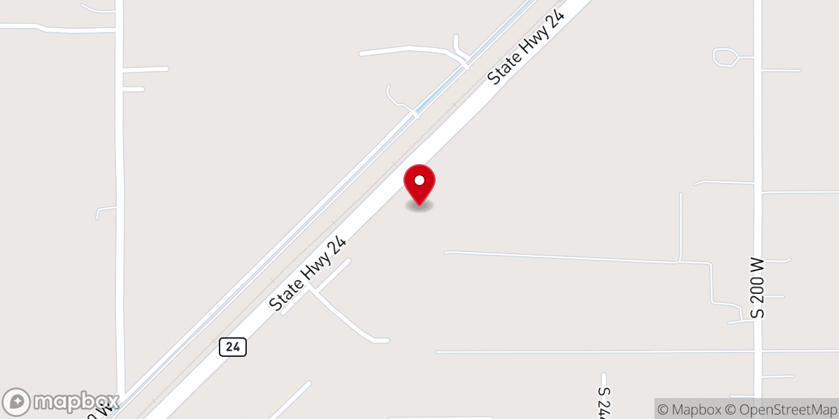 Map showing location of New Life Assembly