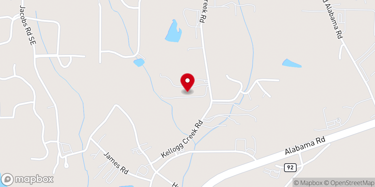 Map showing location of Kellogg Creek Church of Christ