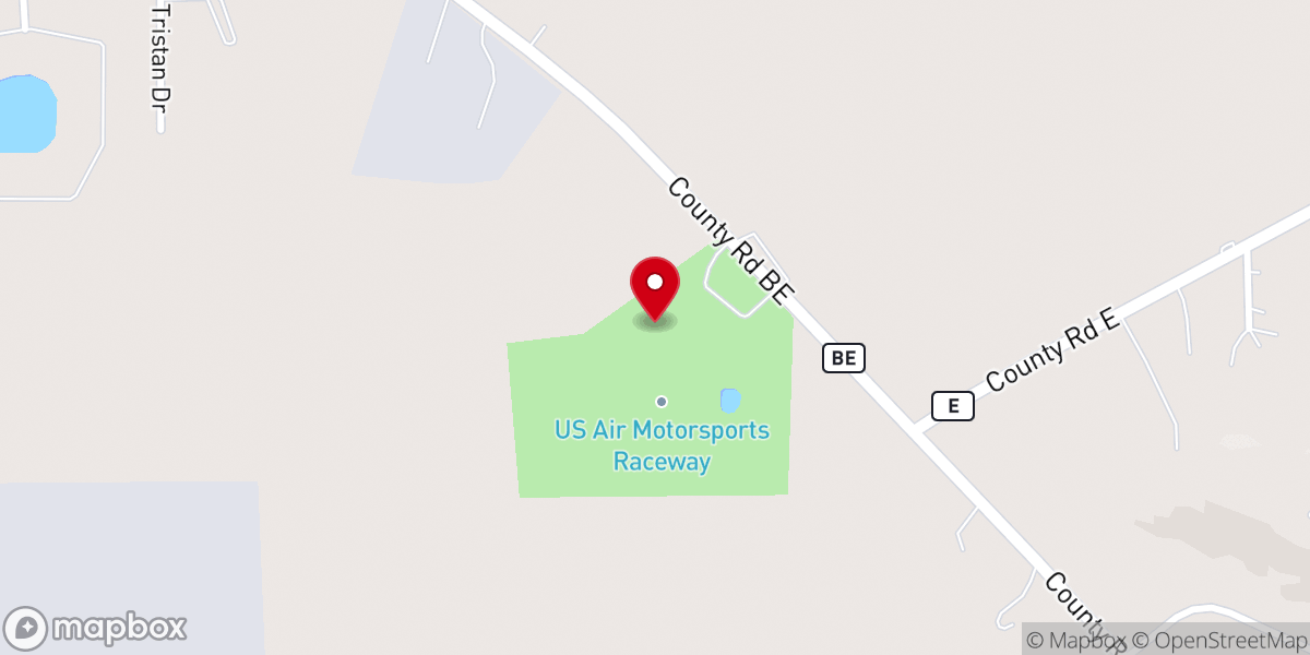 Map showing location of USAIR Motorsports Raceway