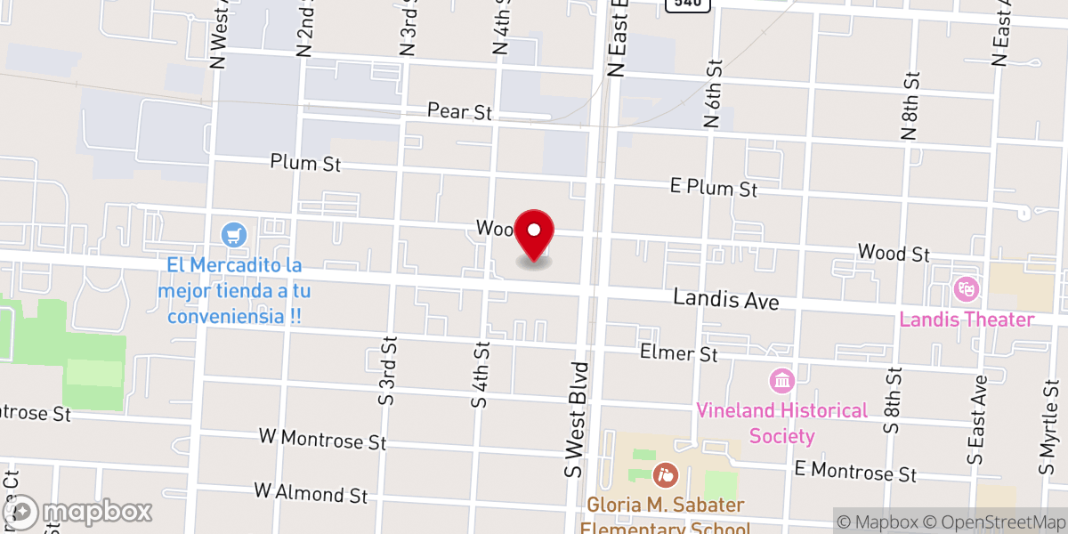 Map showing location of Iglesia El Legado INC