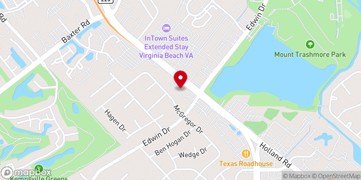 Map showing location of Vision of Hope Full Gospel Ministries Inc