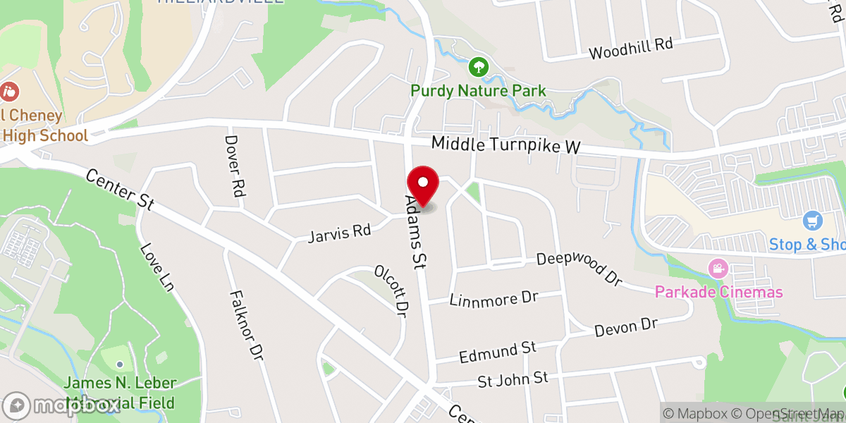 Map showing location of Gospel Association Church
