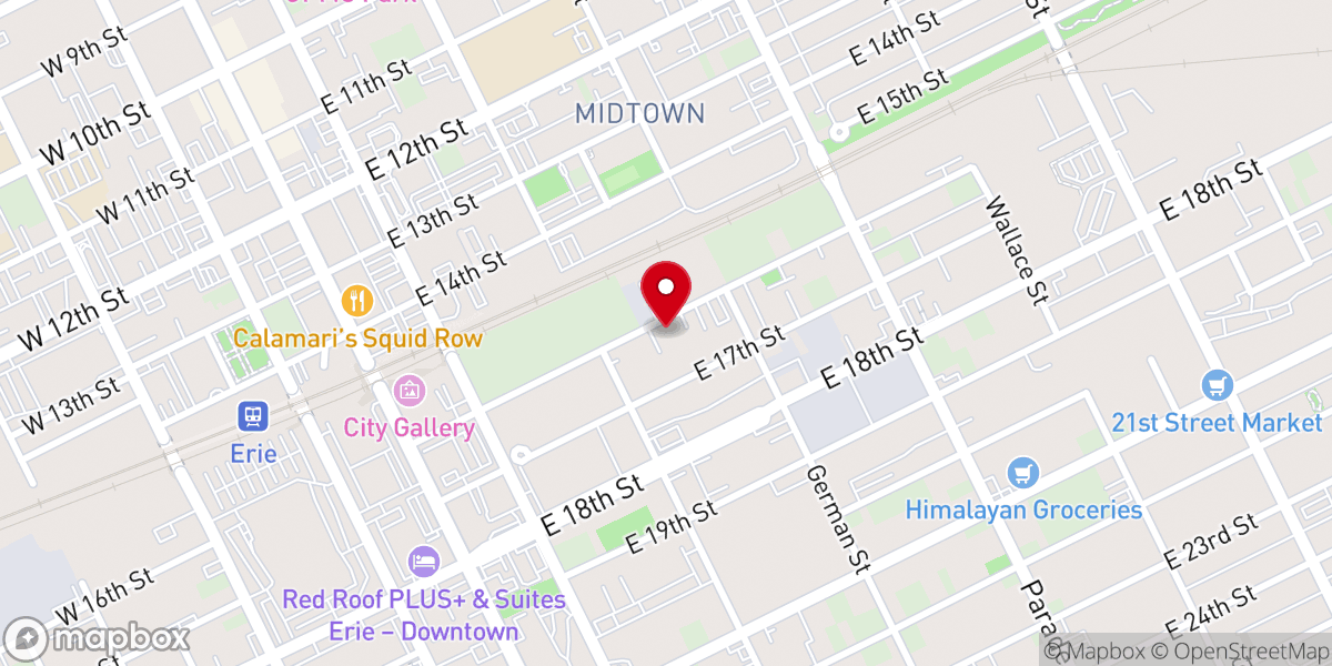 Map showing location of Bethel Apolistic Church