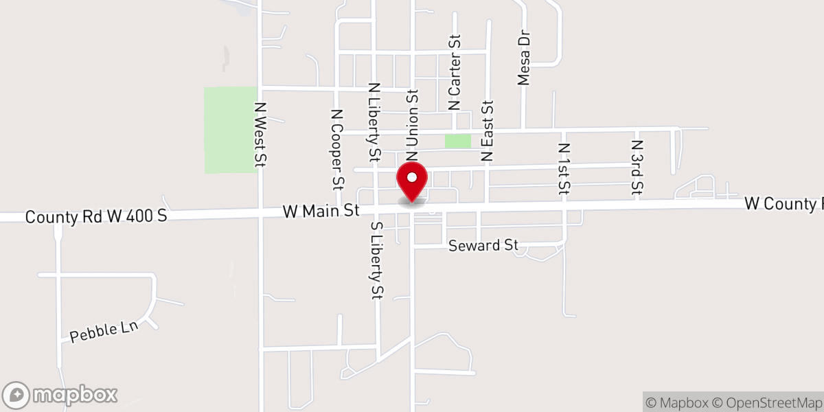 Map showing location of Fritchman Steve