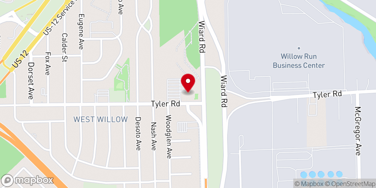 Map showing location of New Covenant Missionary Baptist