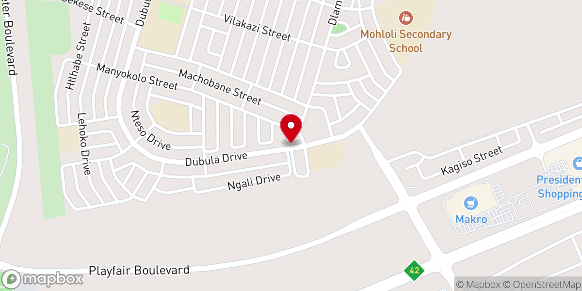 Map showing location of The New Holy Apostolic Church In Zion