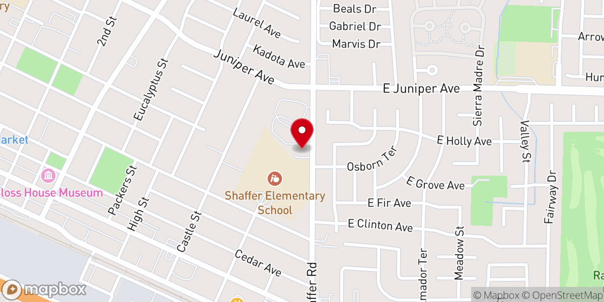 Map showing location of Saint Mary Magdalene Orthodox Church