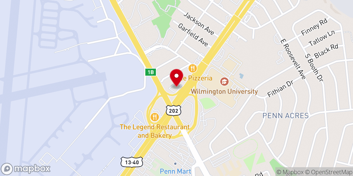 Map showing location of Iglesia Universal