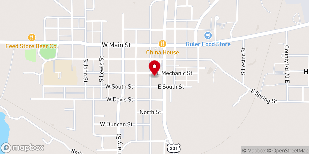 Map showing location of Mansions in Heaven Church