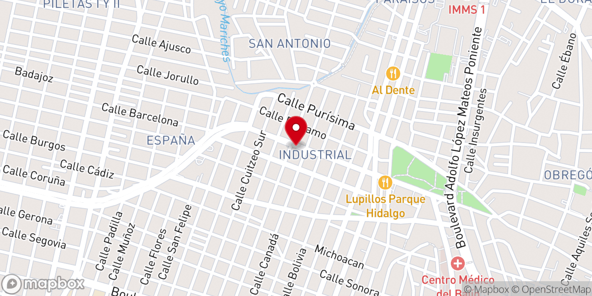 Map showing location of IGLESIA CRISTIANA BÍBLICA - DESDE LA CRUZ