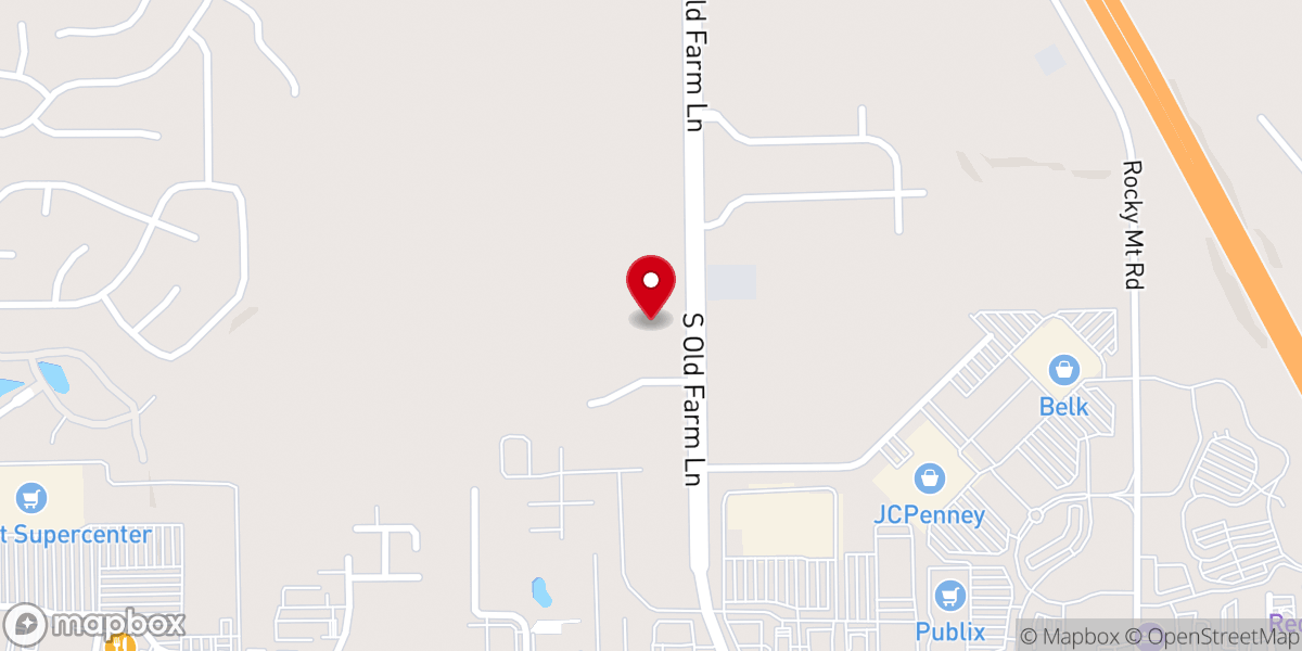 Map showing location of Messiah Church