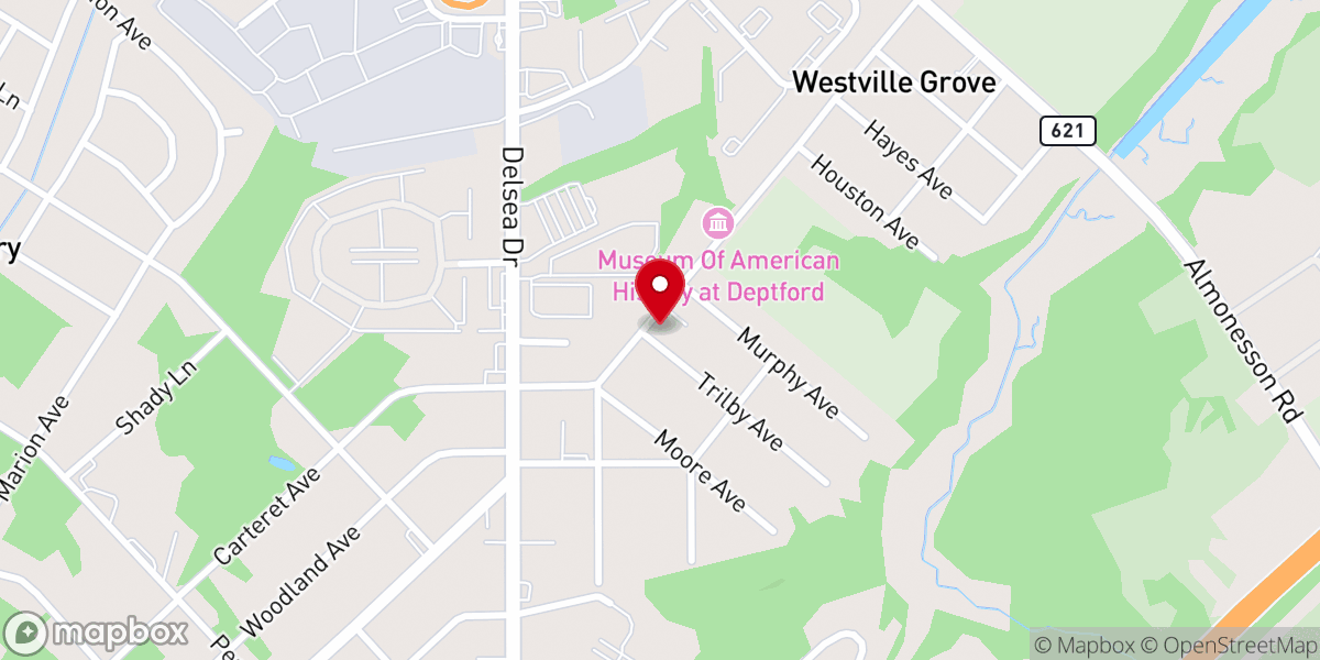 Map showing location of Blessed Hope Community Church