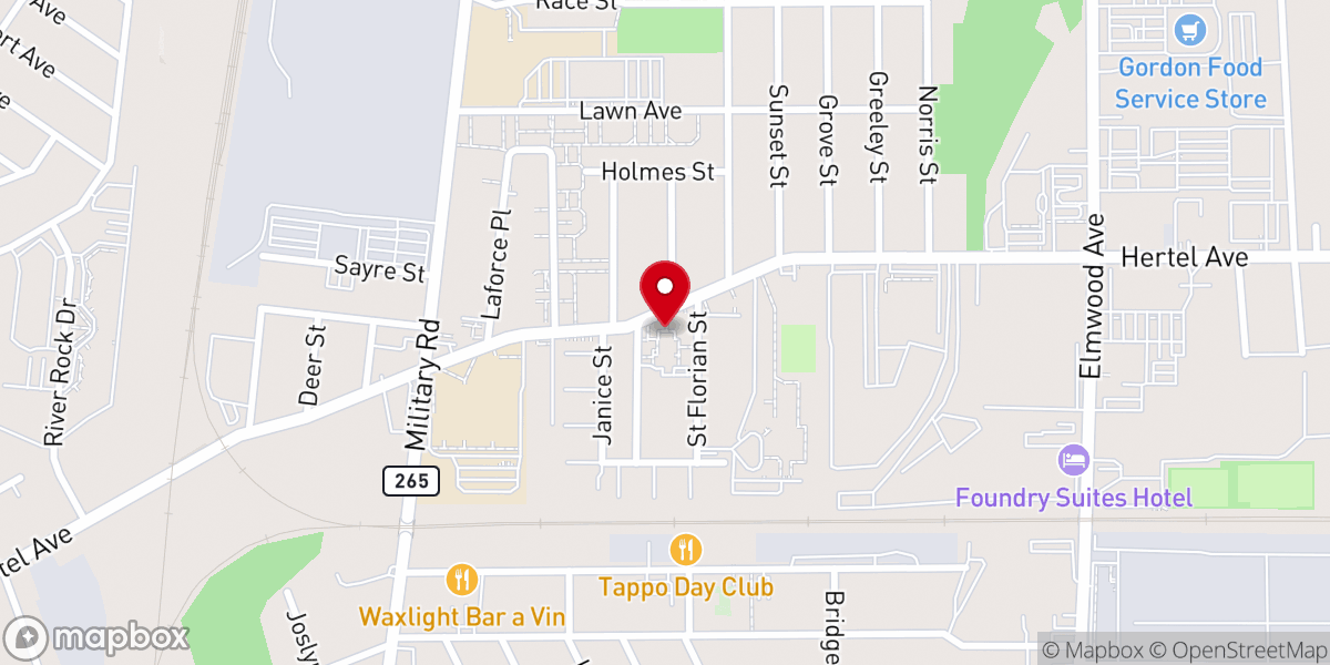 Map showing location of Renovation Church