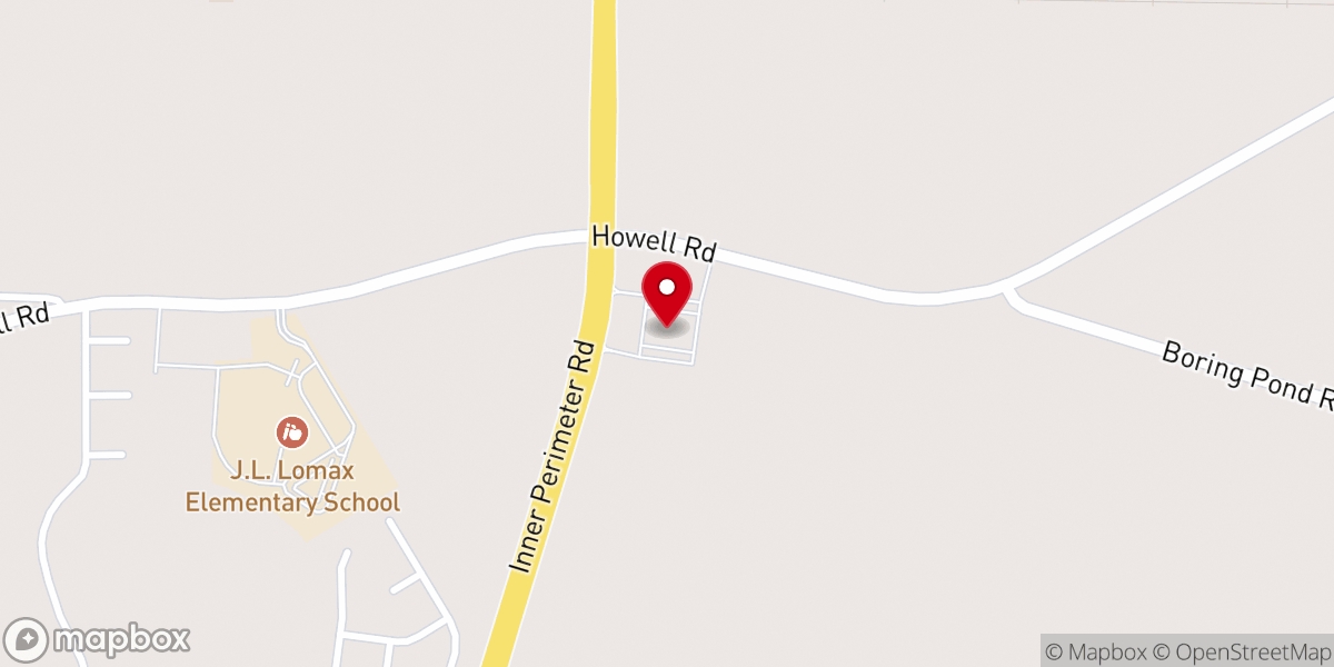 Map showing location of Randy Lainhart Ministries